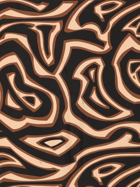 PUCCI abstract-pattern scarf - Black - zdjęcie produktu nr 2