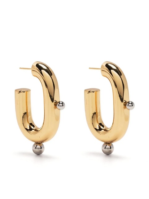 Rabanne XL Link hoop earrings - Gold - zdjęcie produktu nr 1
