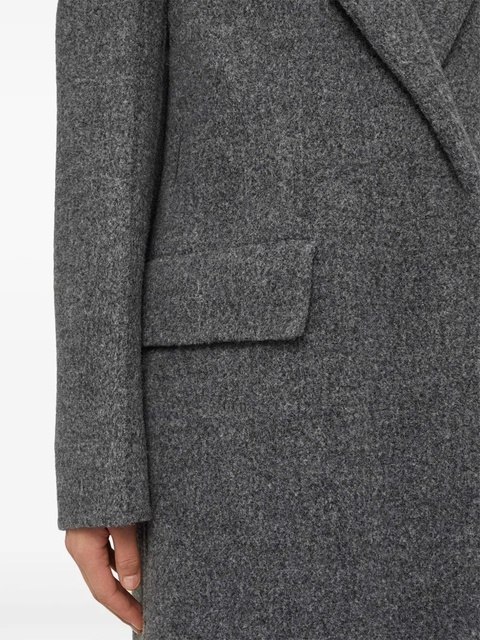Jil Sander notched-lapel tailored coat - Grey - zdjęcie produktu nr 2