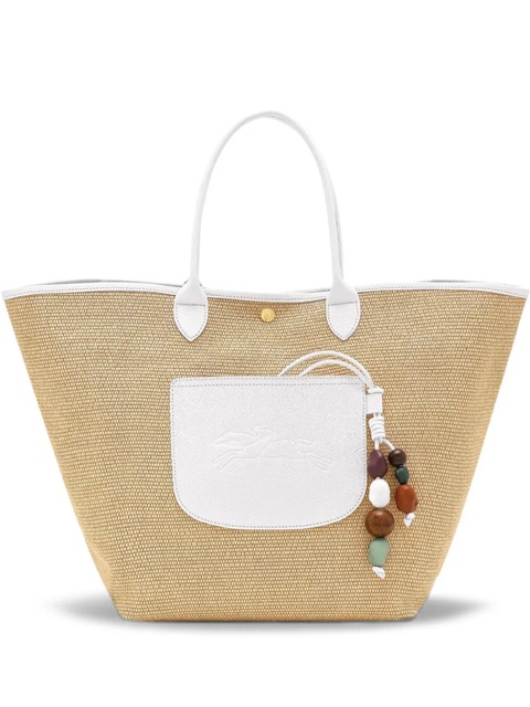 Longchamp medium Le Pliage tote bag - White - zdjęcie produktu nr 1
