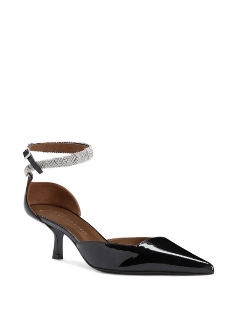 Giuseppe Zanotti 50mm ELENIE crystal-embellished pumps - Black - zdjęcie produktu nr 2
