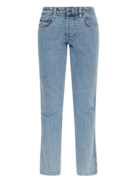 Diesel 1992 D-Jiann pattern jeans - Blue - zdjęcie produktu nr 1
