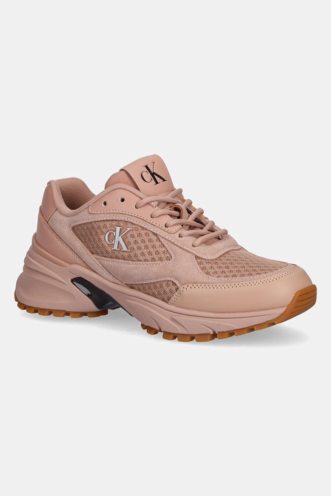 Calvin Klein sneakersy HIKE RUNNER MESH MIX CK damskie kolor beżowy YW0YW01994 - zdjęcie produktu nr 1