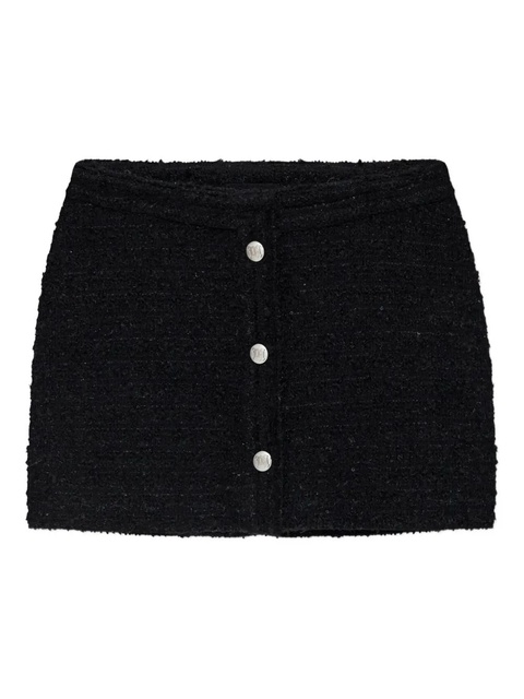 MISBHV bouclé mini skirt - Black - zdjęcie produktu nr 1