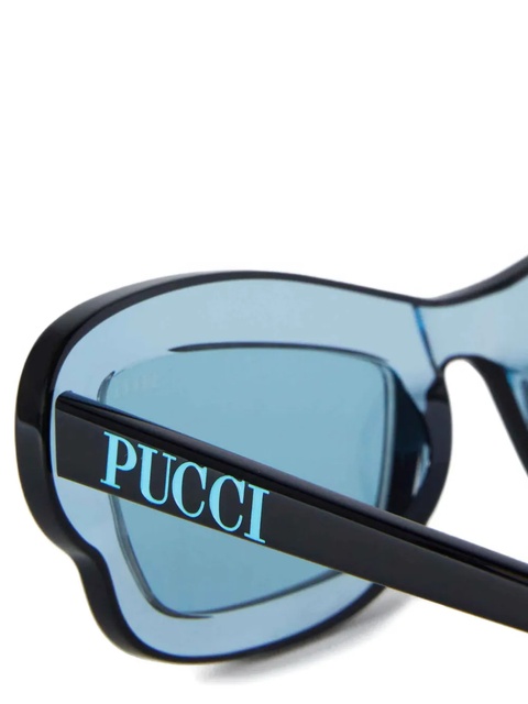 PUCCI geometric-frame sunglasses - Blue - zdjęcie produktu nr 2
