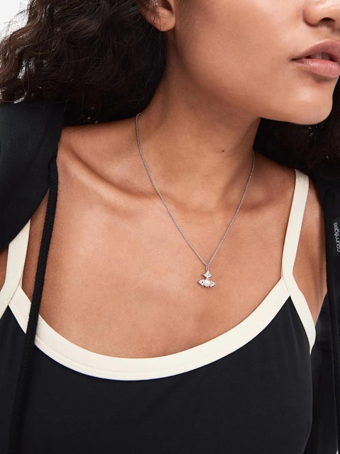 Vivienne Westwood Feodora orb pearl necklace - Silver - zdjęcie produktu nr 2