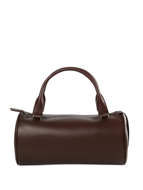 The Row Edith cylindrical leather tote bag - Brown - zdjęcie produktu nr 1