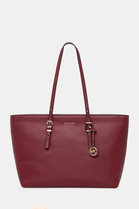 MICHAEL Michael Kors torebka skórzana QUINN kolor bordowy 30T5GQNT9L - zdjęcie produktu nr 1