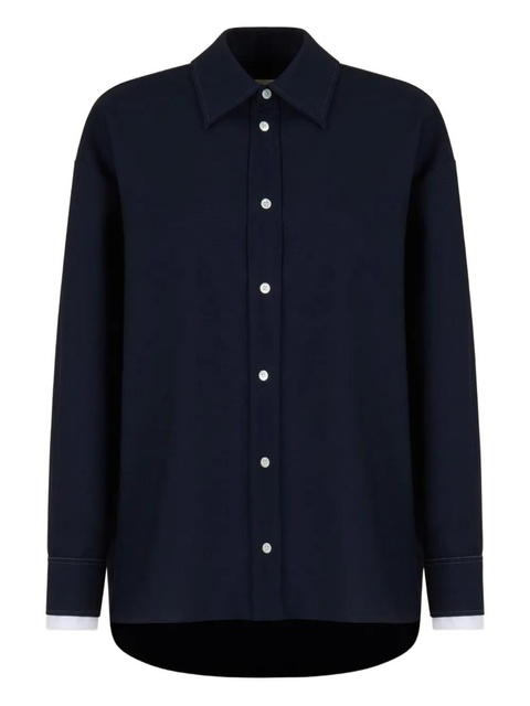 Marni virgin-wool shirt - Blue - zdjęcie produktu nr 1