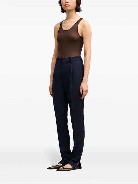 AMI Paris high-waisted tailored trousers - Blue - zdjęcie produktu nr 1