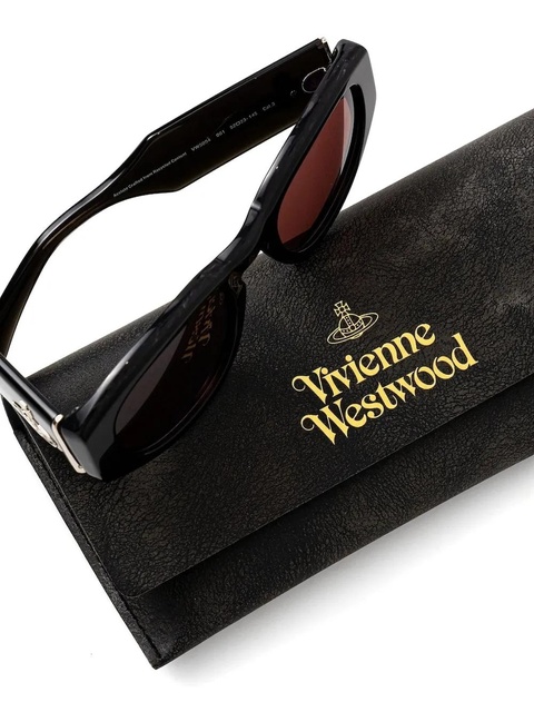 Vivienne Westwood oval-frame sunglasses - Black - zdjęcie produktu nr 2