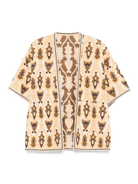 ETRO patterned short-sleeved jacket - Neutrals - zdjęcie produktu nr 1