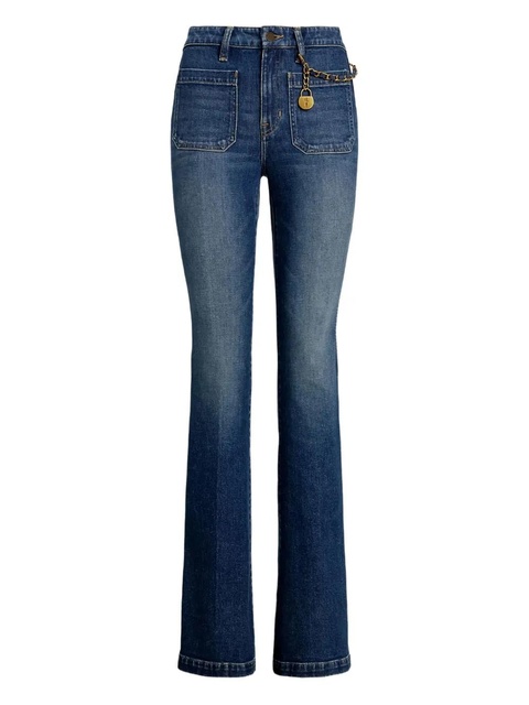 Lauren Ralph Lauren padlock-detailed jeans - Blue - zdjęcie produktu nr 1