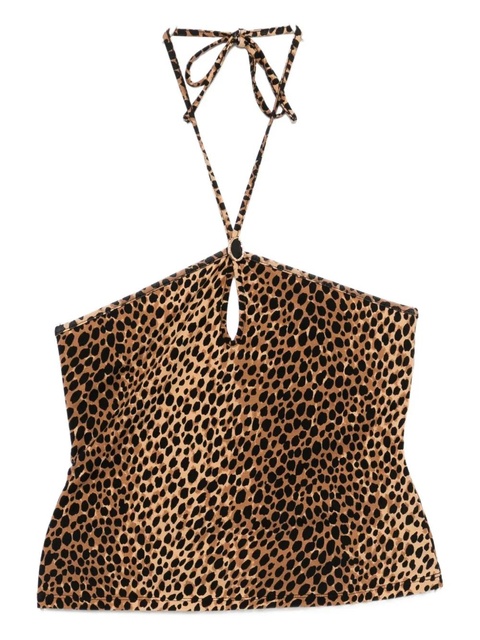 Reformation Juniper knit top - Brown - zdjęcie produktu nr 1