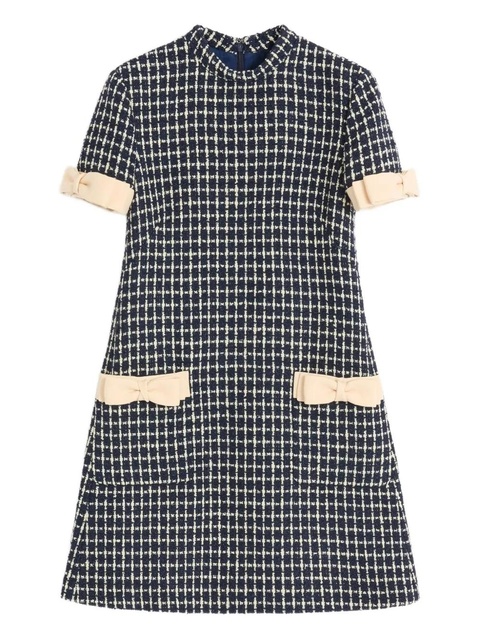 Valentino Garavani mini bouclé dress - Blue - zdjęcie produktu nr 1