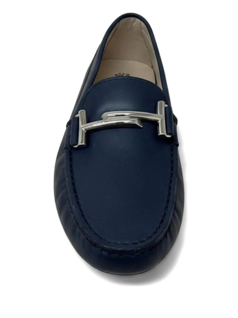 Tod's leather loafers - Blue - zdjęcie produktu nr 2