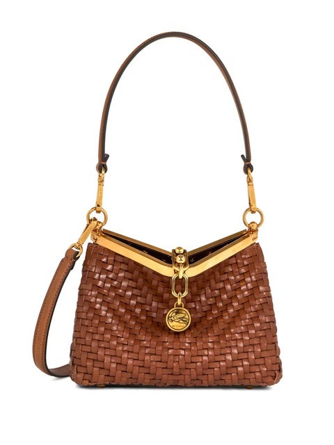 ETRO small Vela woven shoulder bag - Brown - zdjęcie produktu nr 1