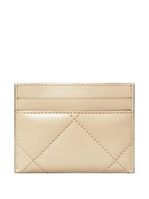 Tory Burch Kira diamond-quilted cardholder - Neutrals - zdjęcie produktu nr 2