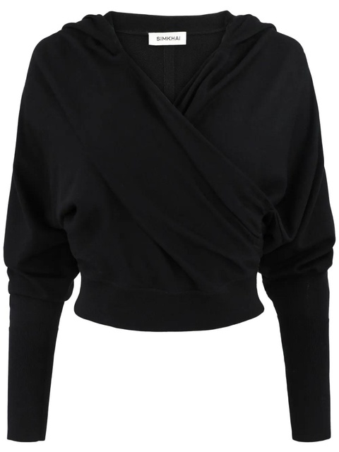 Simkhai Riley Wrap hoodie - Black - zdjęcie produktu nr 1