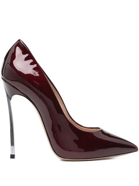 Casadei 100mm metallic-heel pointed-toe pumps - Red - zdjęcie produktu nr 2