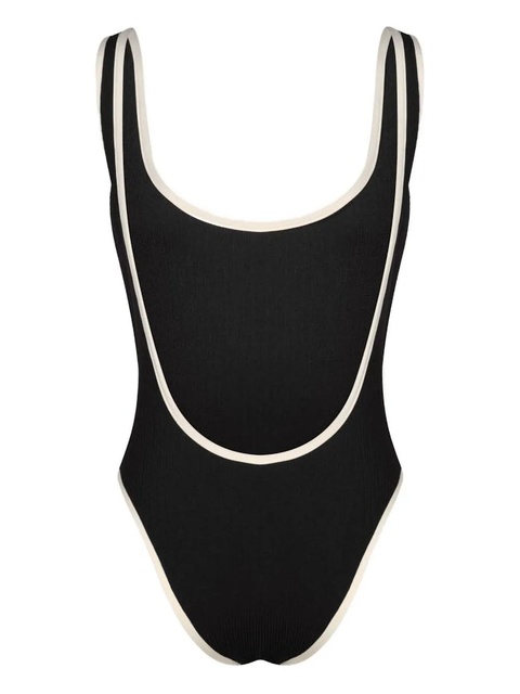 Johanna Ortiz Explorer contrast-trim swimsuit - Black - zdjęcie produktu nr 2