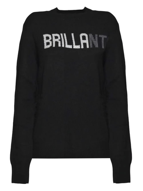 MC2 Saint Barth lettered sweater - Black - zdjęcie produktu nr 1