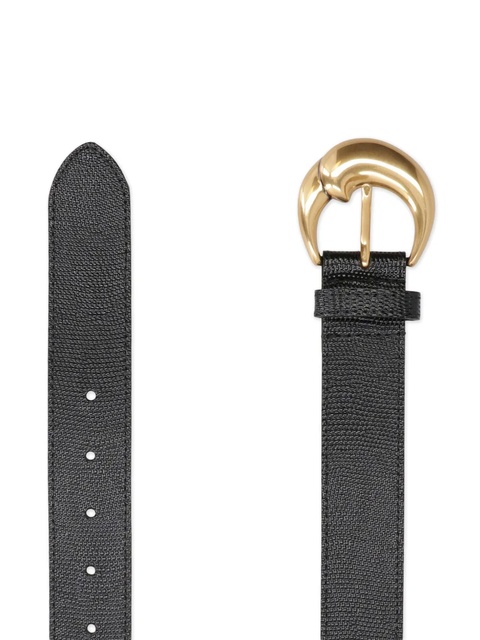 ETRO paisly buckle leather belt - Black - zdjęcie produktu nr 1