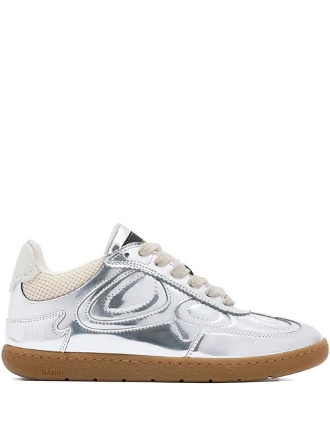 GANNI panelled sneakers - Silver - zdjęcie produktu nr 1