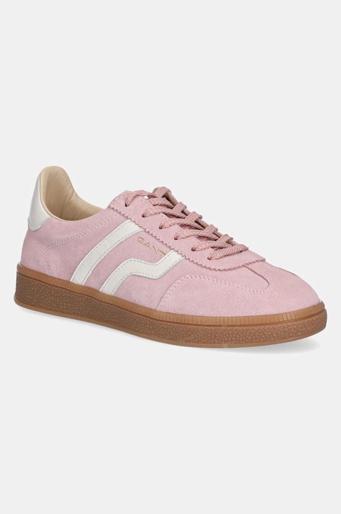 Gant sneakersy zamszowe Cuzima damskie kolor różowy 31533042 G54 - zdjęcie produktu nr 1