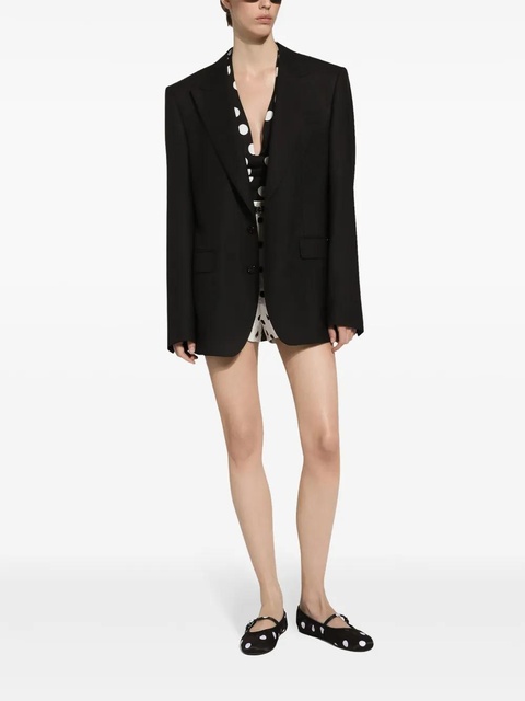 Dolce & Gabbana polka-dot cropped top - Black - zdjęcie produktu nr 2