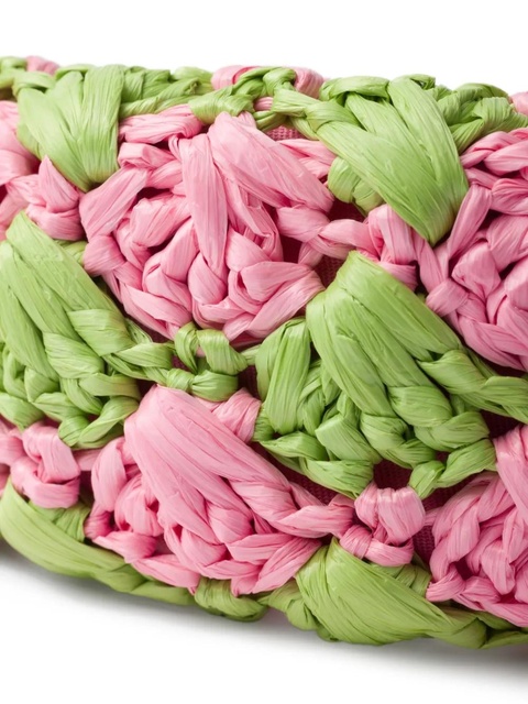 Prada crochet-knit headband - Pink - zdjęcie produktu nr 2