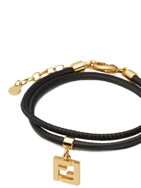 FENDI Forever leather bracelet - Black - zdjęcie produktu nr 1