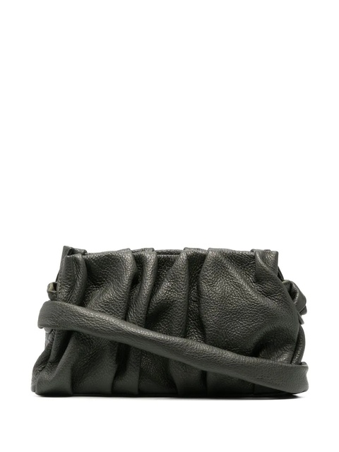 Elleme gathered-detail leather shoulder bag - Green - zdjęcie produktu nr 1