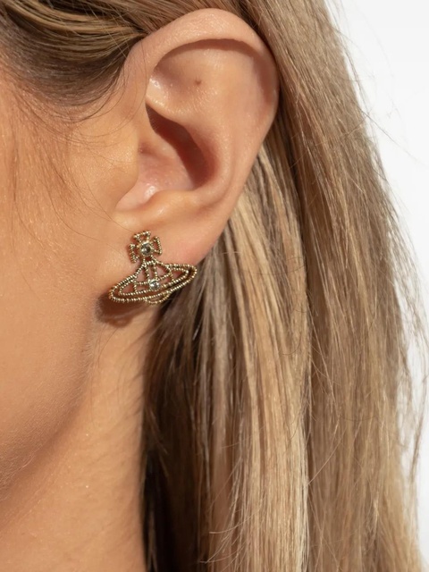Vivienne Westwood orb-embellished rope earrings - Gold - zdjęcie produktu nr 2
