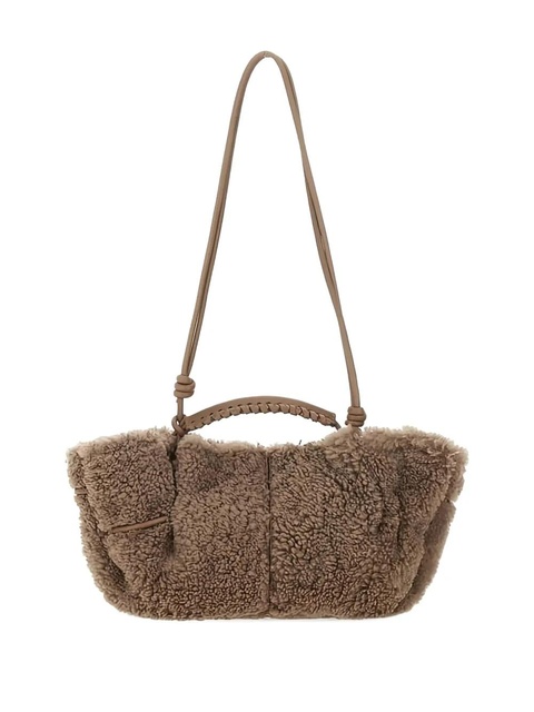 Hereu braided handle shoulder bag - Grey - zdjęcie produktu nr 2