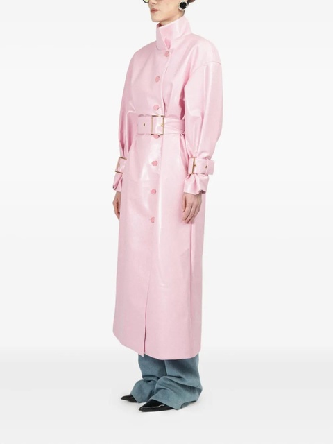 Rowen Rose belted trench coat - Pink - zdjęcie produktu nr 2