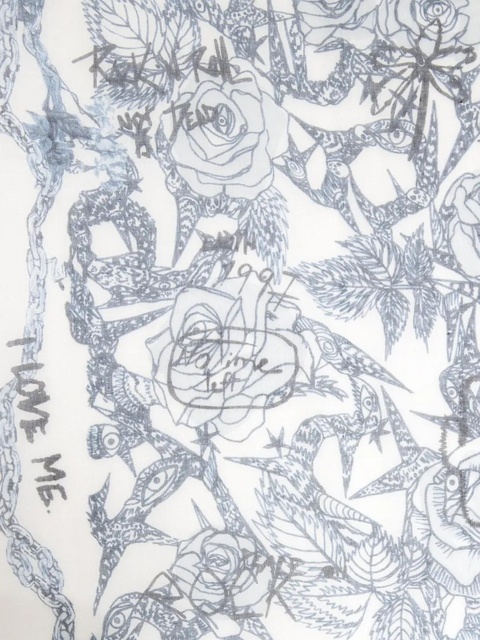 Zadig&Voltaire Kerry printed scarf - Neutrals - zdjęcie produktu nr 2