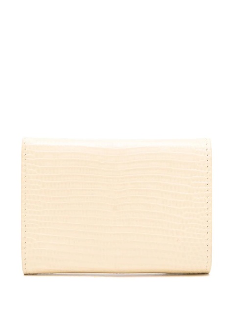 Jil Sander logo-stamp leather coin purse - Yellow - zdjęcie produktu nr 2