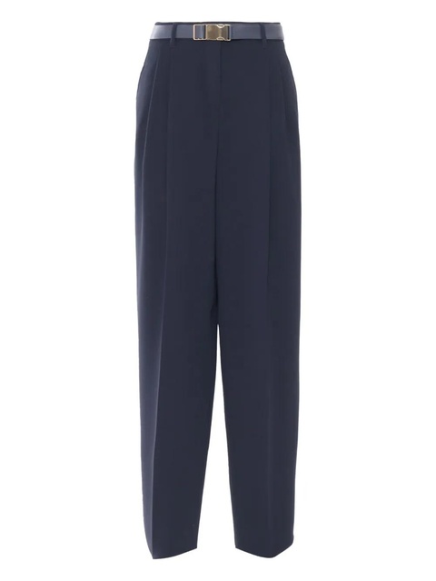 Max Mara Neottia belted trousers - Blue - zdjęcie produktu nr 1