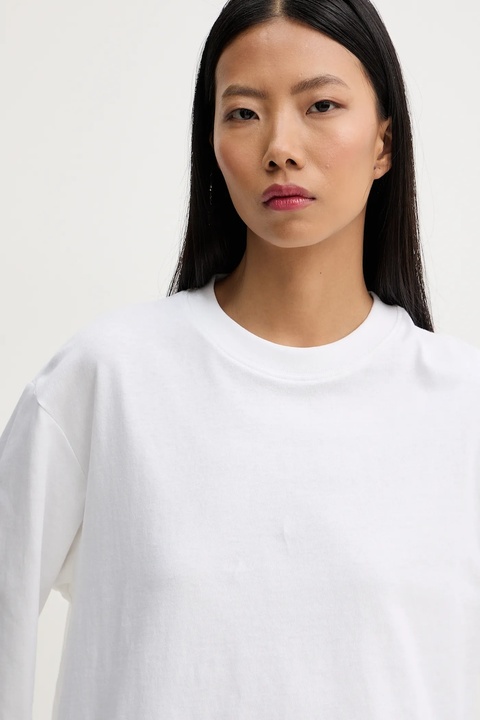 G-Star longsleeve bawełniany kolor biały D27977-C336 - zdjęcie produktu nr 2