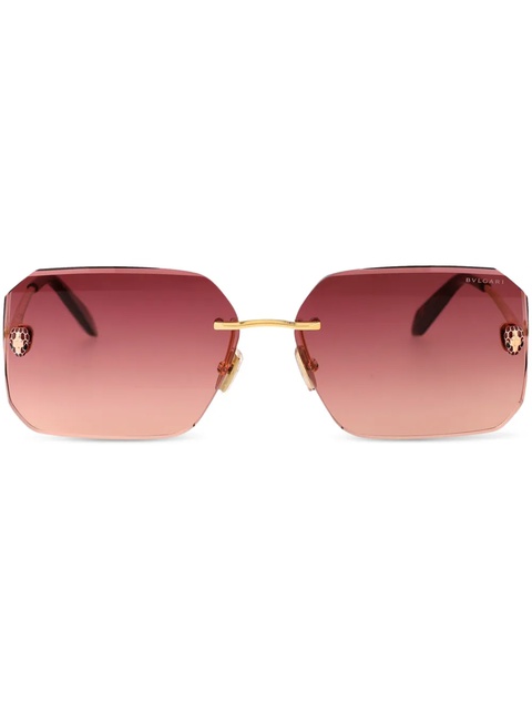 Bvlgari square-frame sunglasses - Gold - zdjęcie produktu nr 1