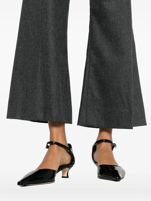 KHAITE flared cropped trousers - Grey - zdjęcie produktu nr 2