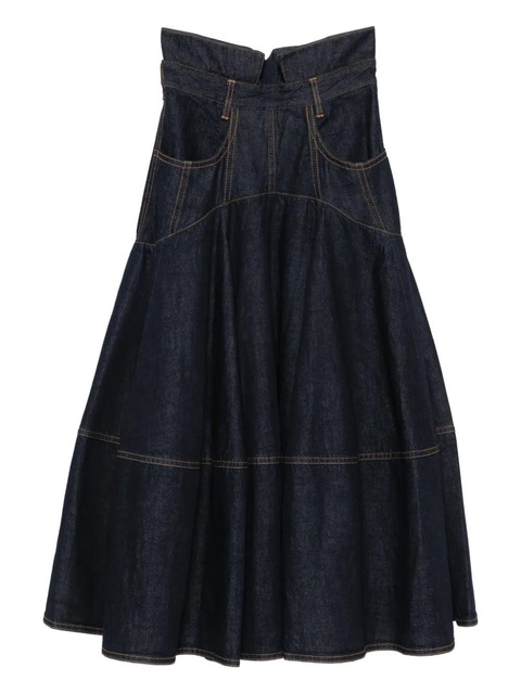 ZIMMERMANN denim high-waisted skirt - Blue - zdjęcie produktu nr 1