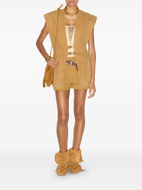 ISABEL MARANT Falila waistcoat - Brown - zdjęcie produktu nr 2