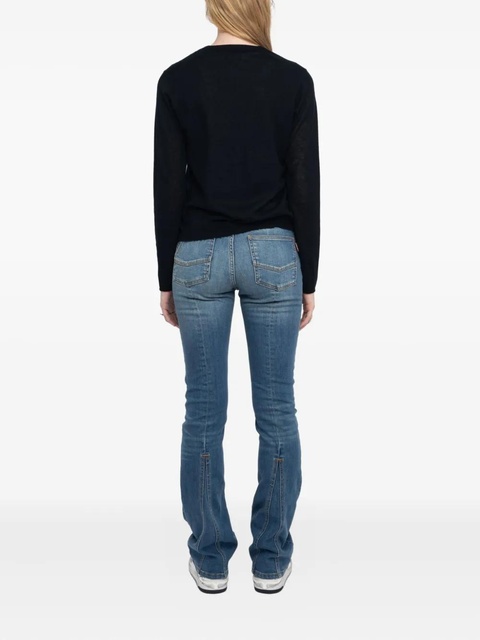 Zadig&Voltaire Manylla button-up V-neck cardigan - Black - zdjęcie produktu nr 2