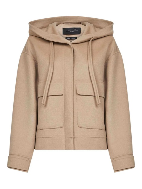 Weekend Max Mara hooded patch-pocket jacket - Neutrals - zdjęcie produktu nr 2