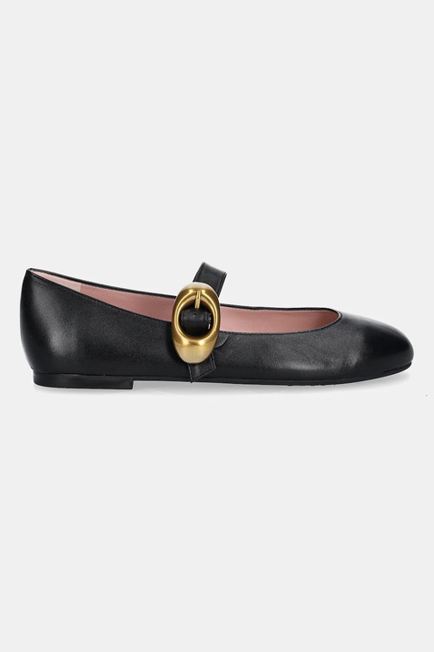 Pretty Ballerinas baleriny skórzane Nicole kolor czarny 52563_001 - zdjęcie produktu nr 2