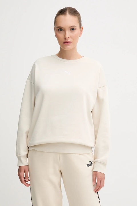 Puma bluza damska kolor beżowy gładka 685400 - zdjęcie produktu nr 1