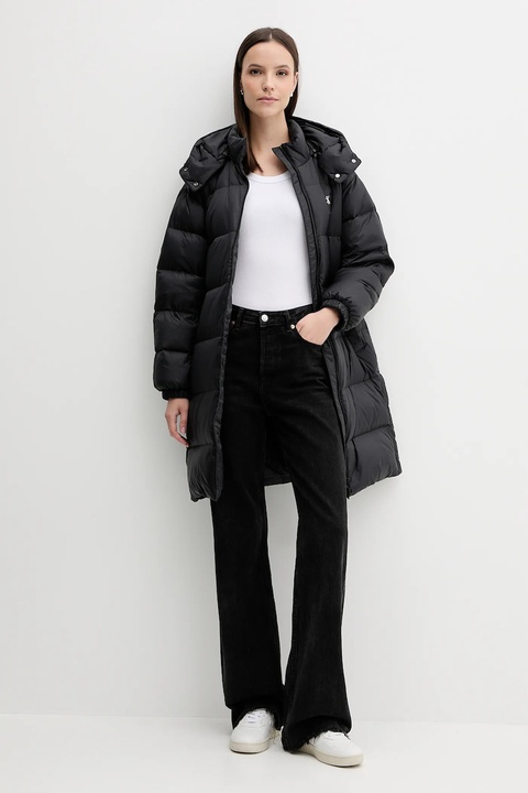 Calvin Klein Jeans kurtka puchowa kolor czarny zimowa LV047D502G - zdjęcie produktu nr 2