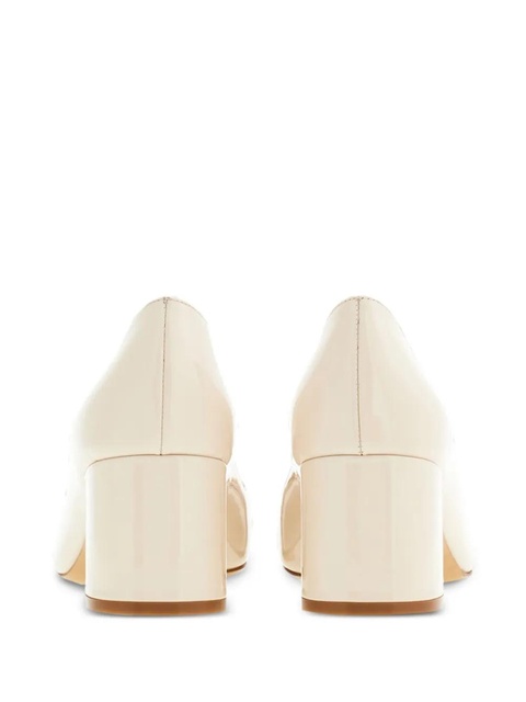 Ferragamo 60mm Gancini-plaque leather pumps - Neutrals - zdjęcie produktu nr 2